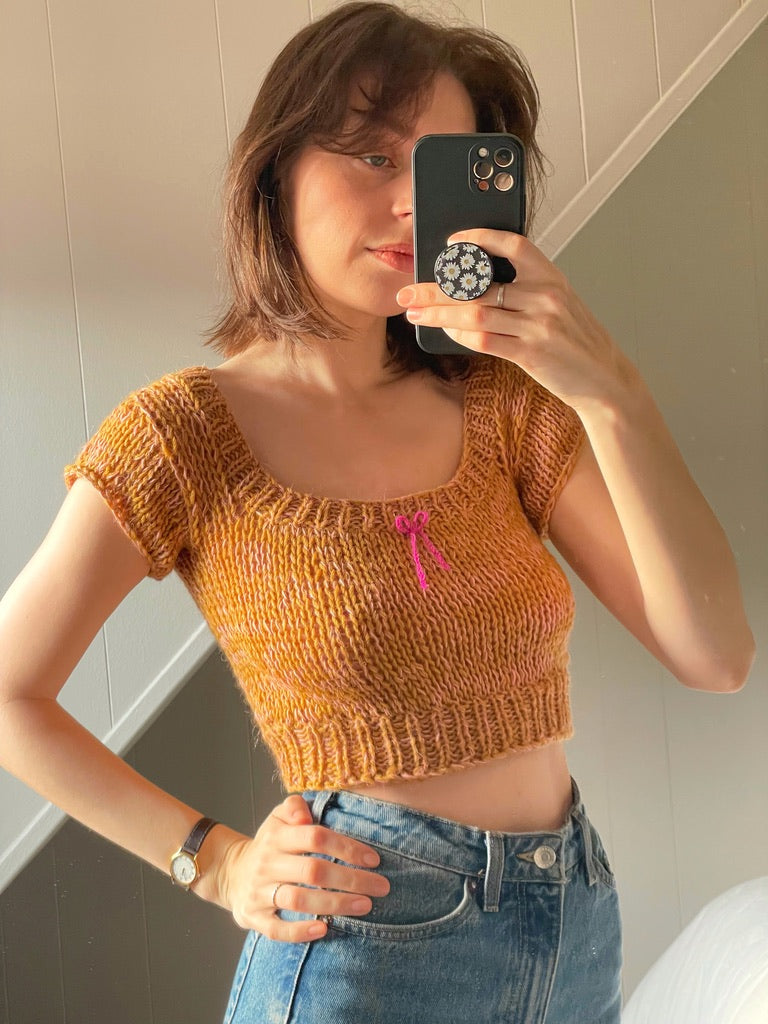 KNITTING PATTERN - Baby tee – FÖZZ STUDIO