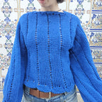 KNITTING PATTERN - Scallop sweater EN / Skeljapeysan IS