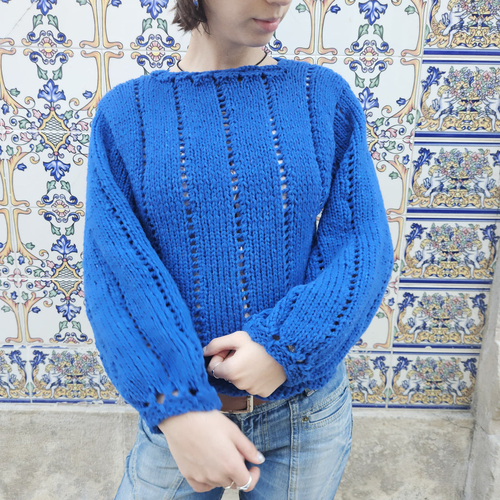 KNITTING PATTERN - Scallop sweater EN / Skeljapeysan IS