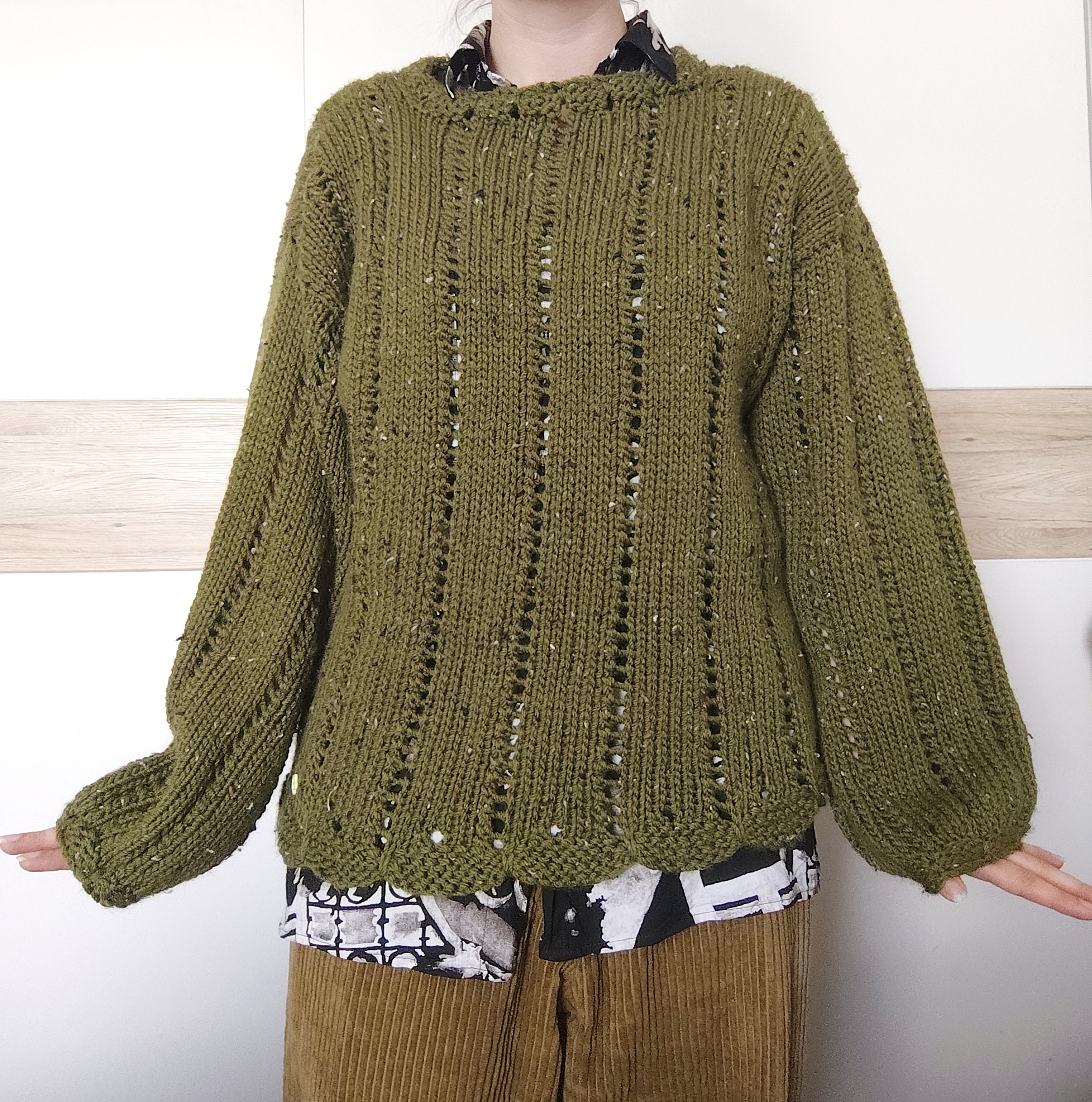 KNITTING PATTERN - Scallop sweater EN / Skeljapeysan IS