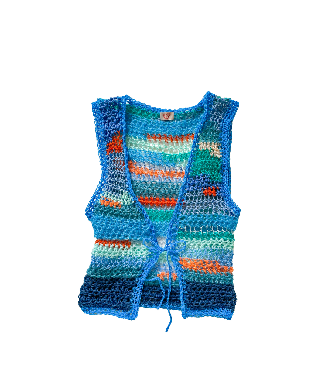 Scraptastic vest, blue