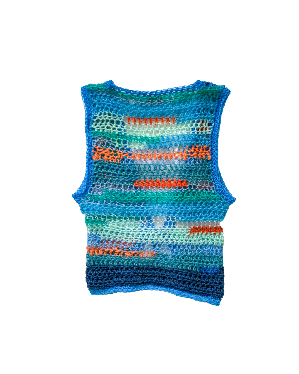 Scraptastic vest, blue