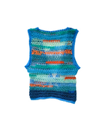 Scraptastic vest, blue