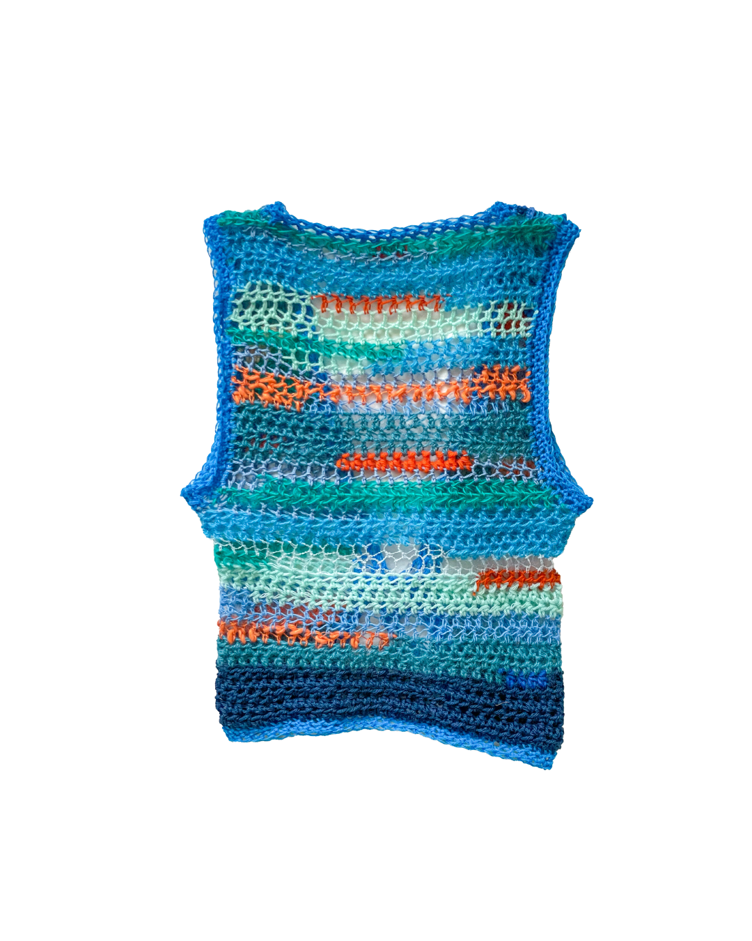 Scraptastic vest, blue