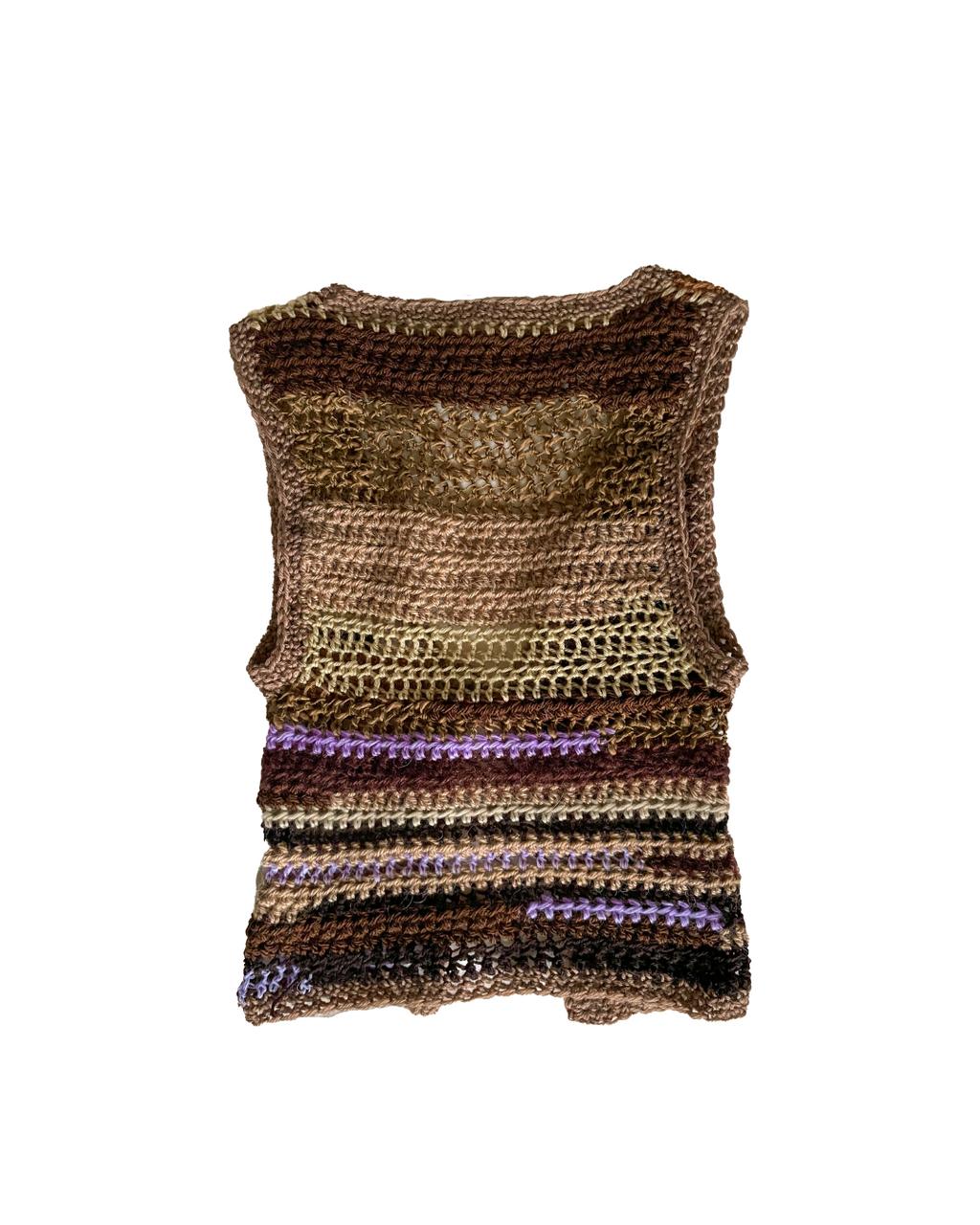 Scraptastic vest, brown