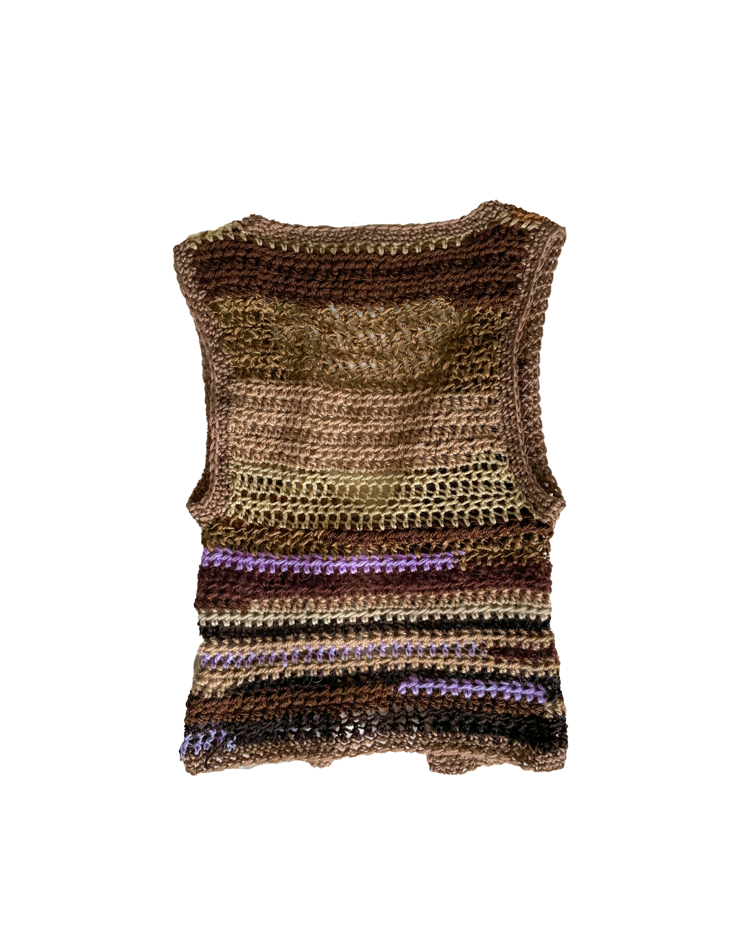 Scraptastic vest, brown