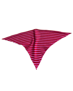 Stripey triangle scarf
