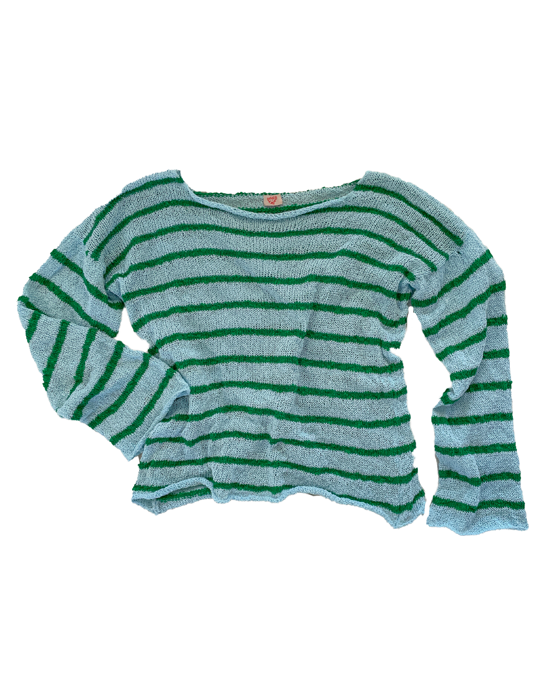Mint strips pullover