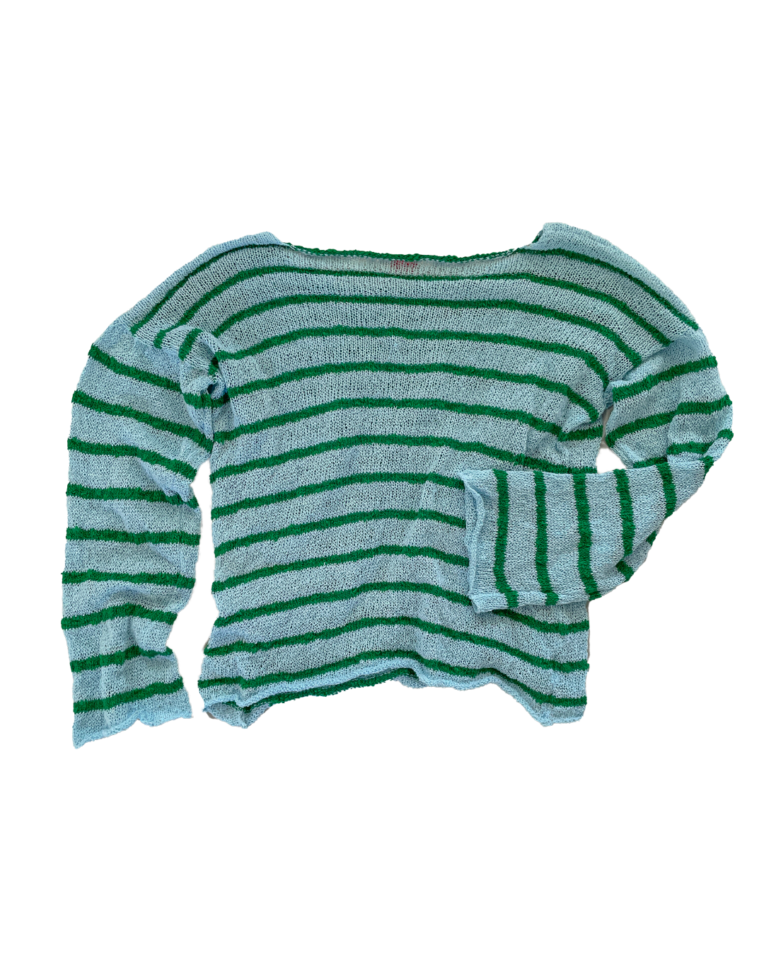 Mint strips pullover
