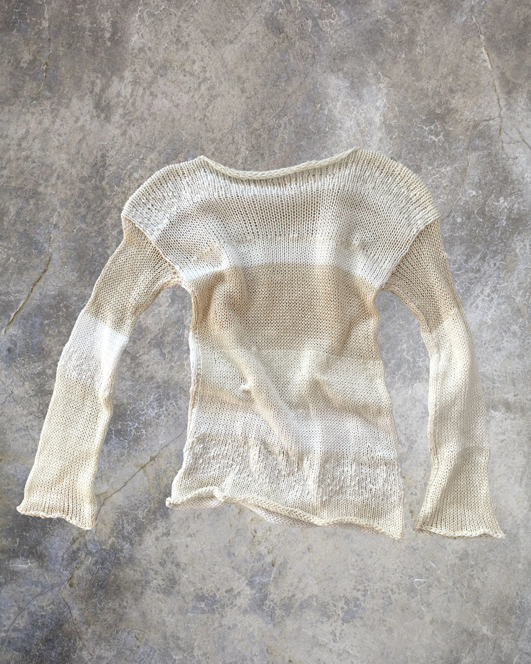 Cotton scraps pullover