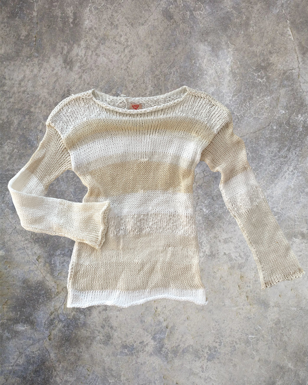 Cotton scraps pullover