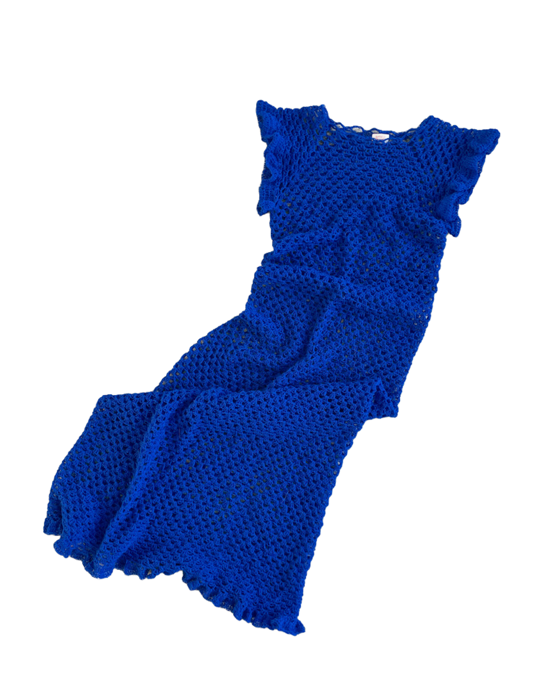 Oh so blue crochet dress