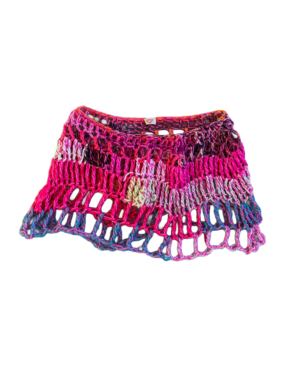Hot pink poncho