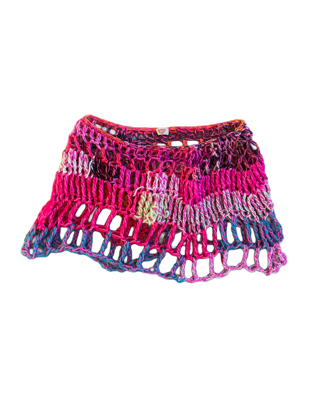 Hot pink poncho