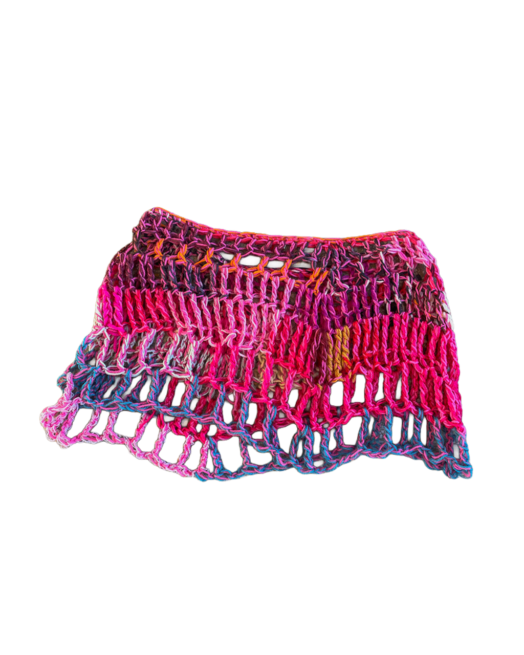 Hot pink poncho