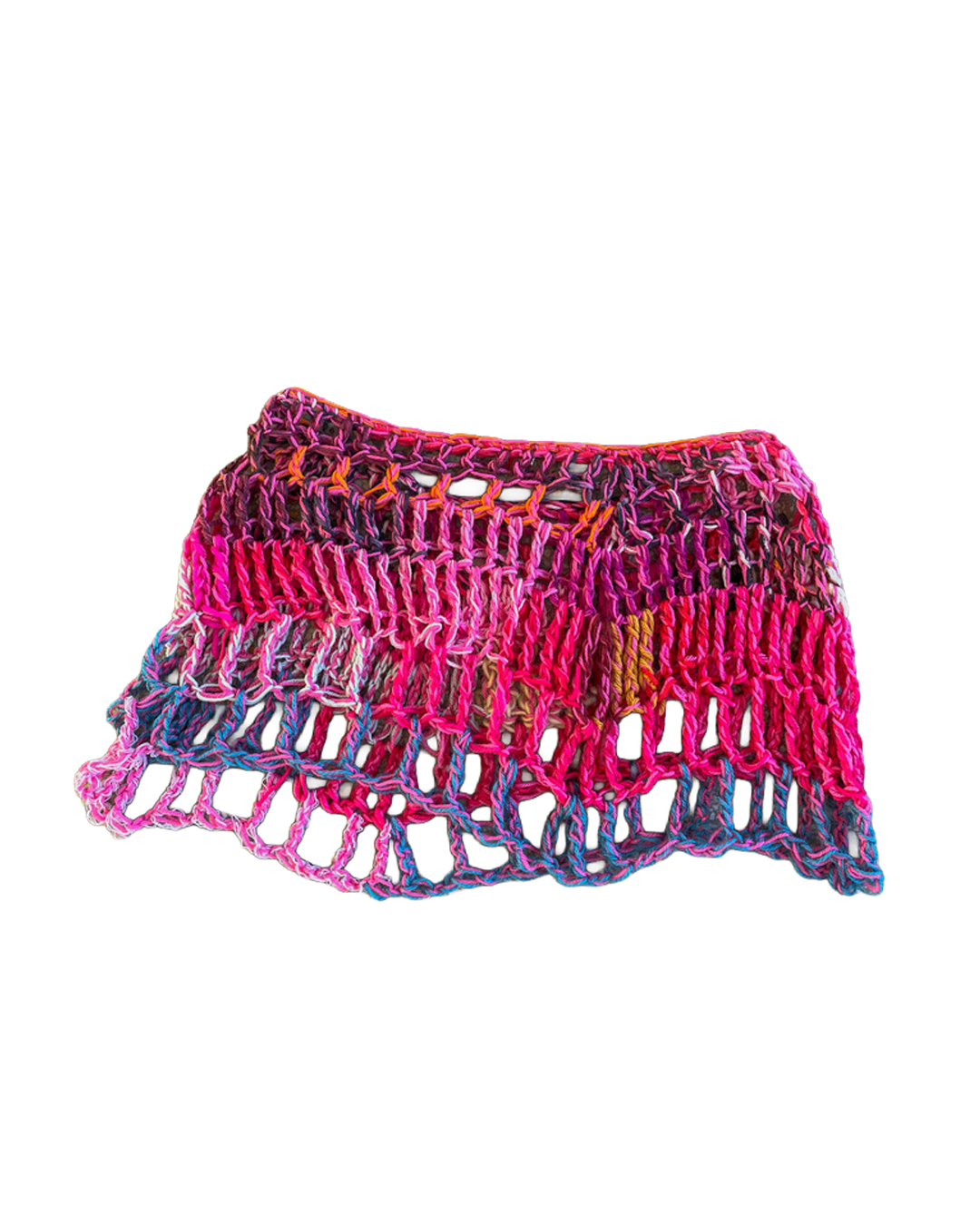 Hot pink poncho