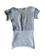 V-neck tie top