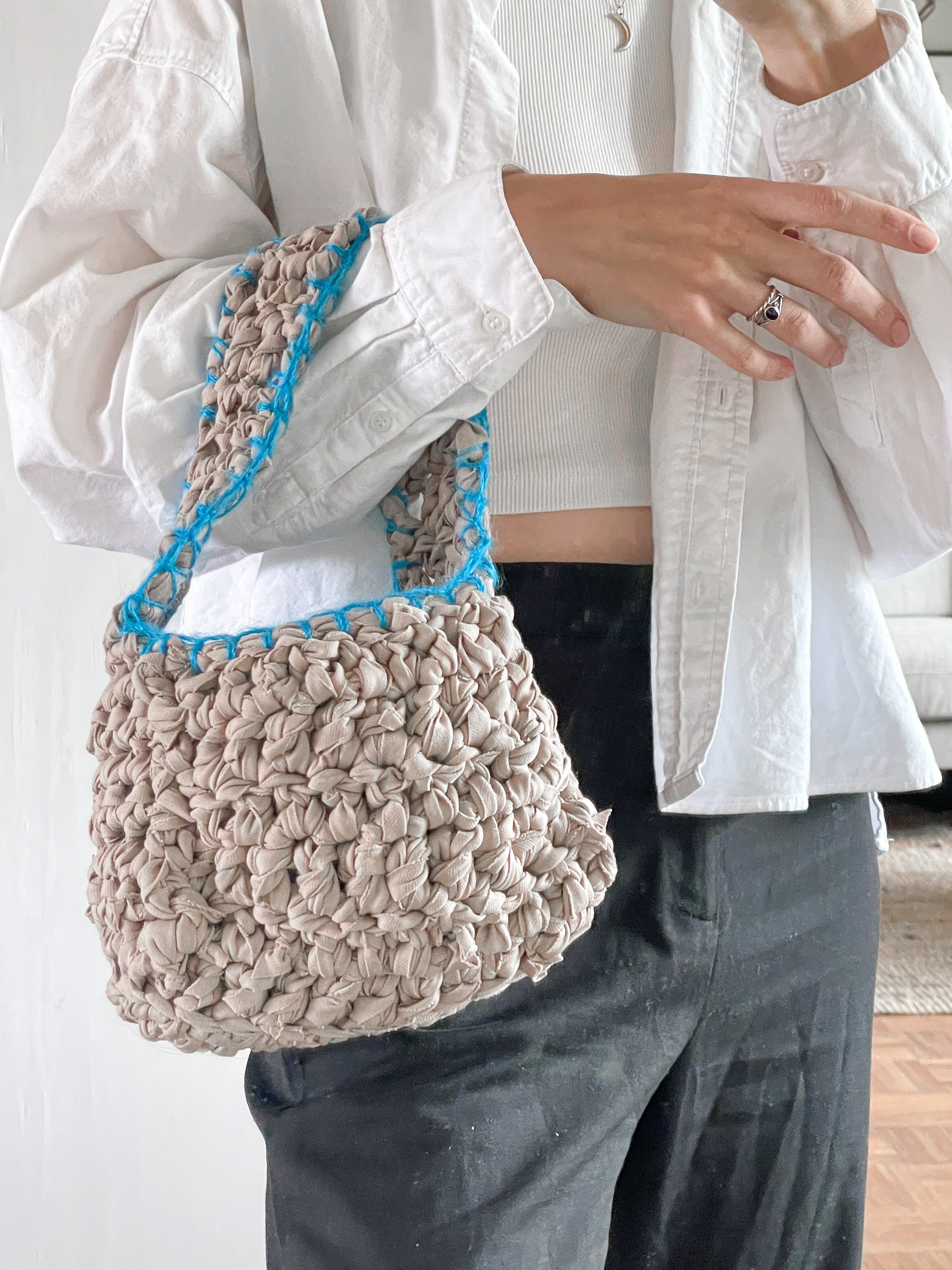 Bits of Blue shoulder bag