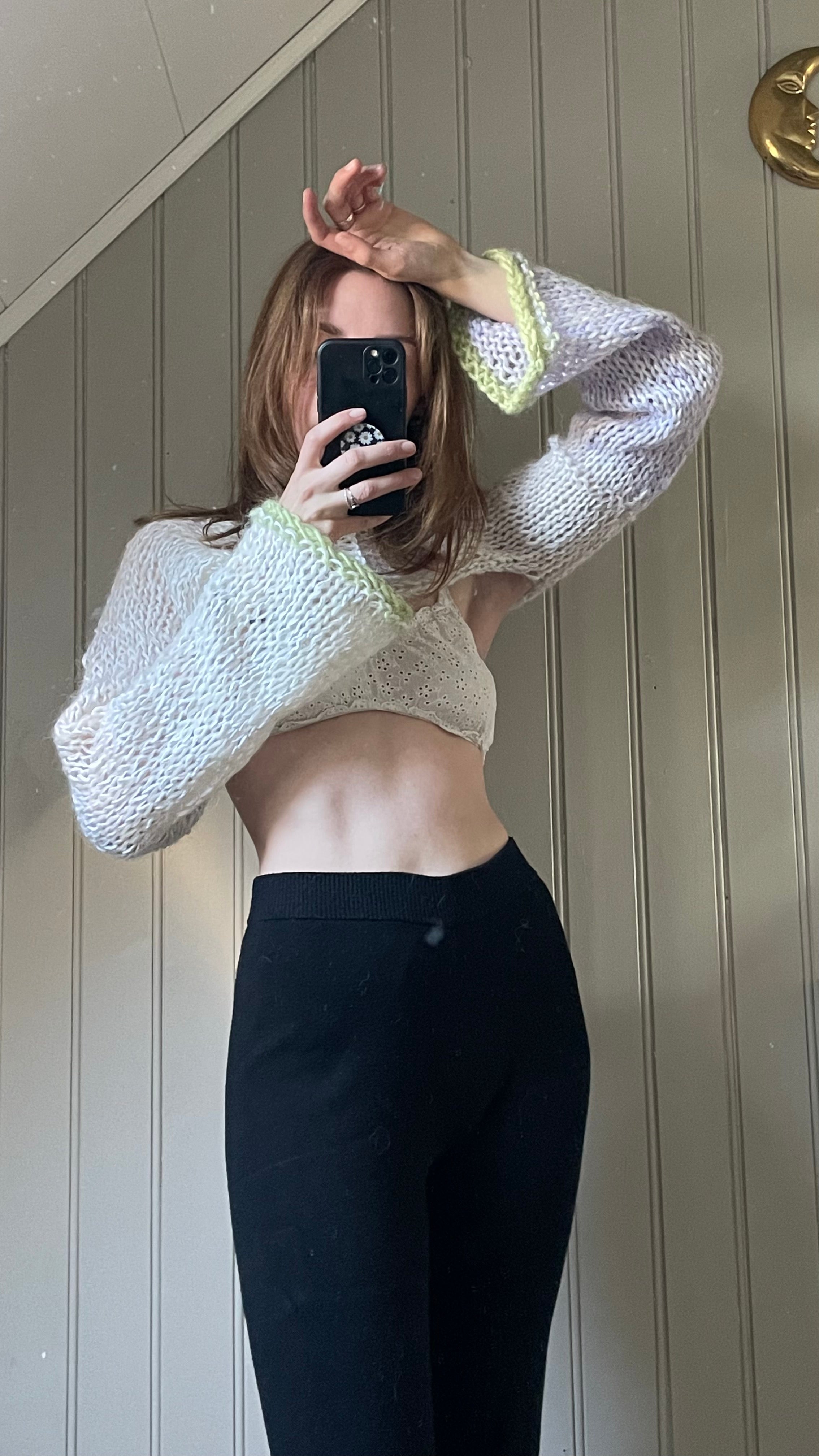 Pastel Aubergine sleeves