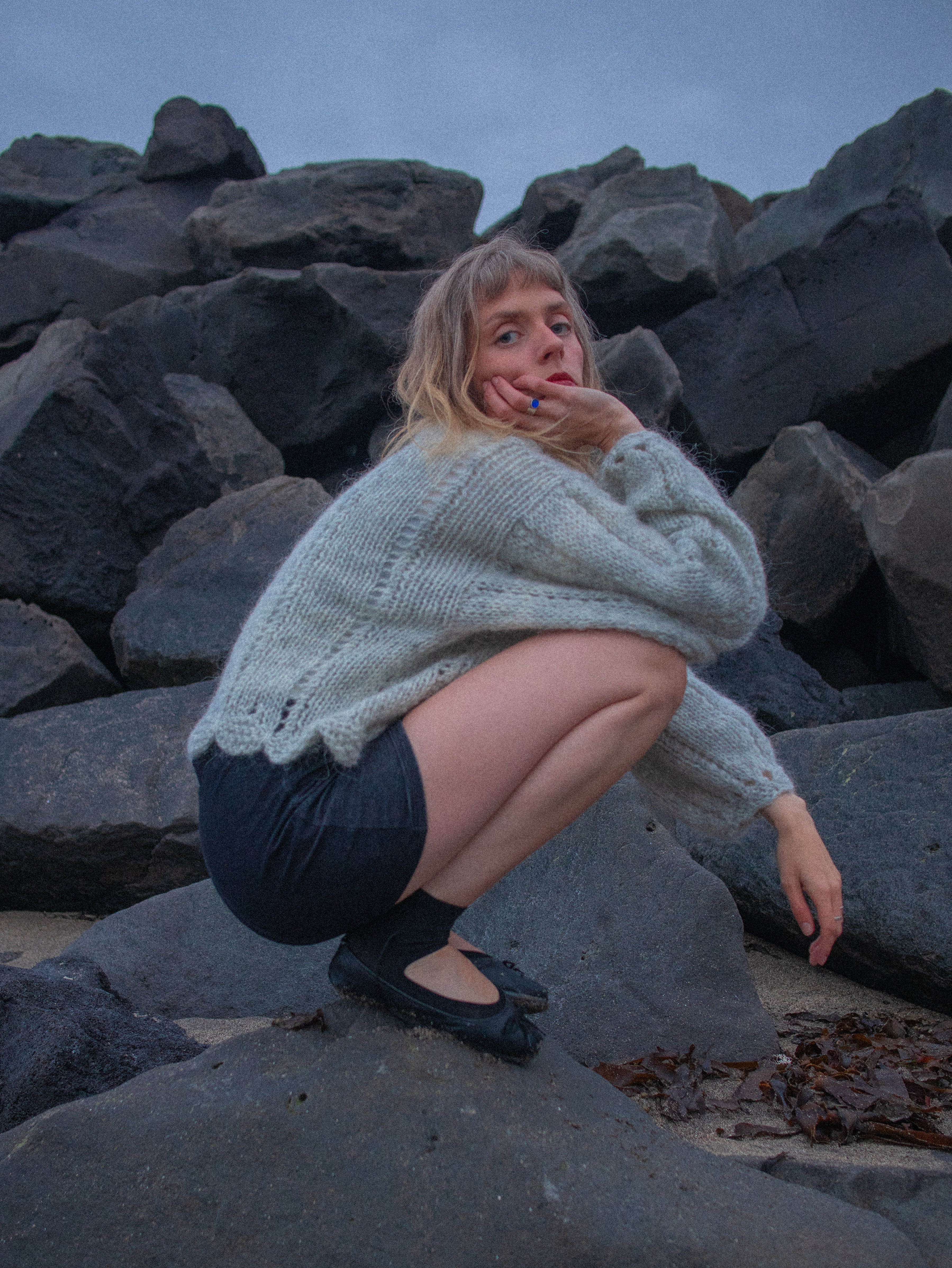 KNITTING PATTERN - Scallop sweater EN / Skeljapeysan IS