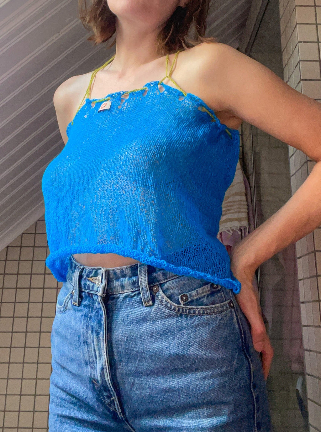 Candy mesh tank