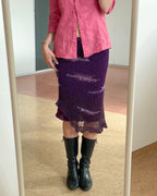 Lavender layered skirt