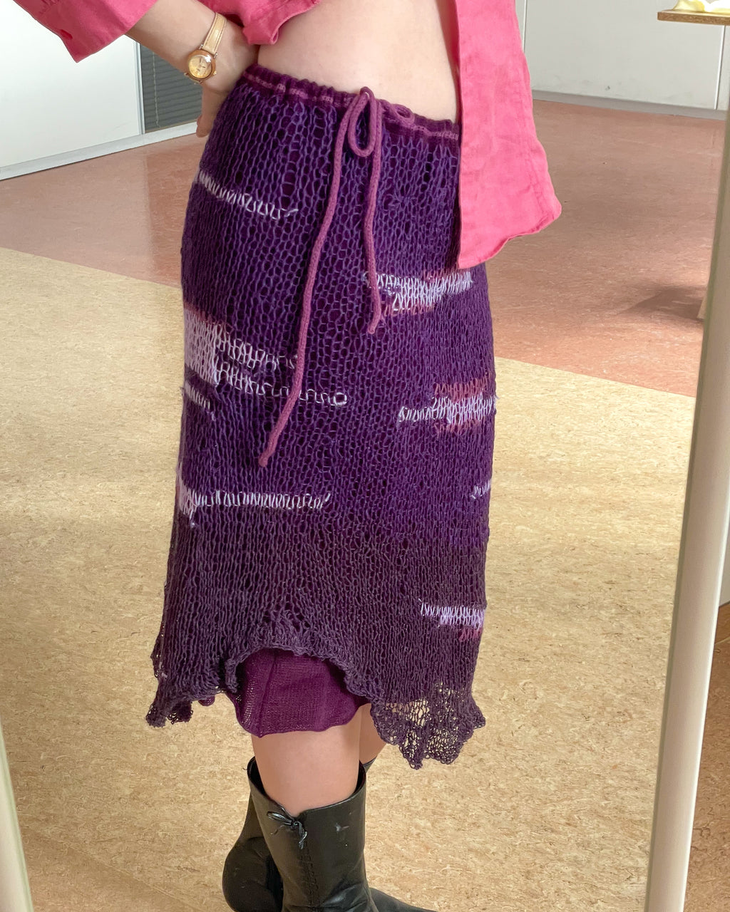 Lavender layered skirt