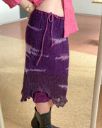 Lavender layered skirt