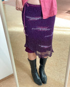 Lavender layered skirt