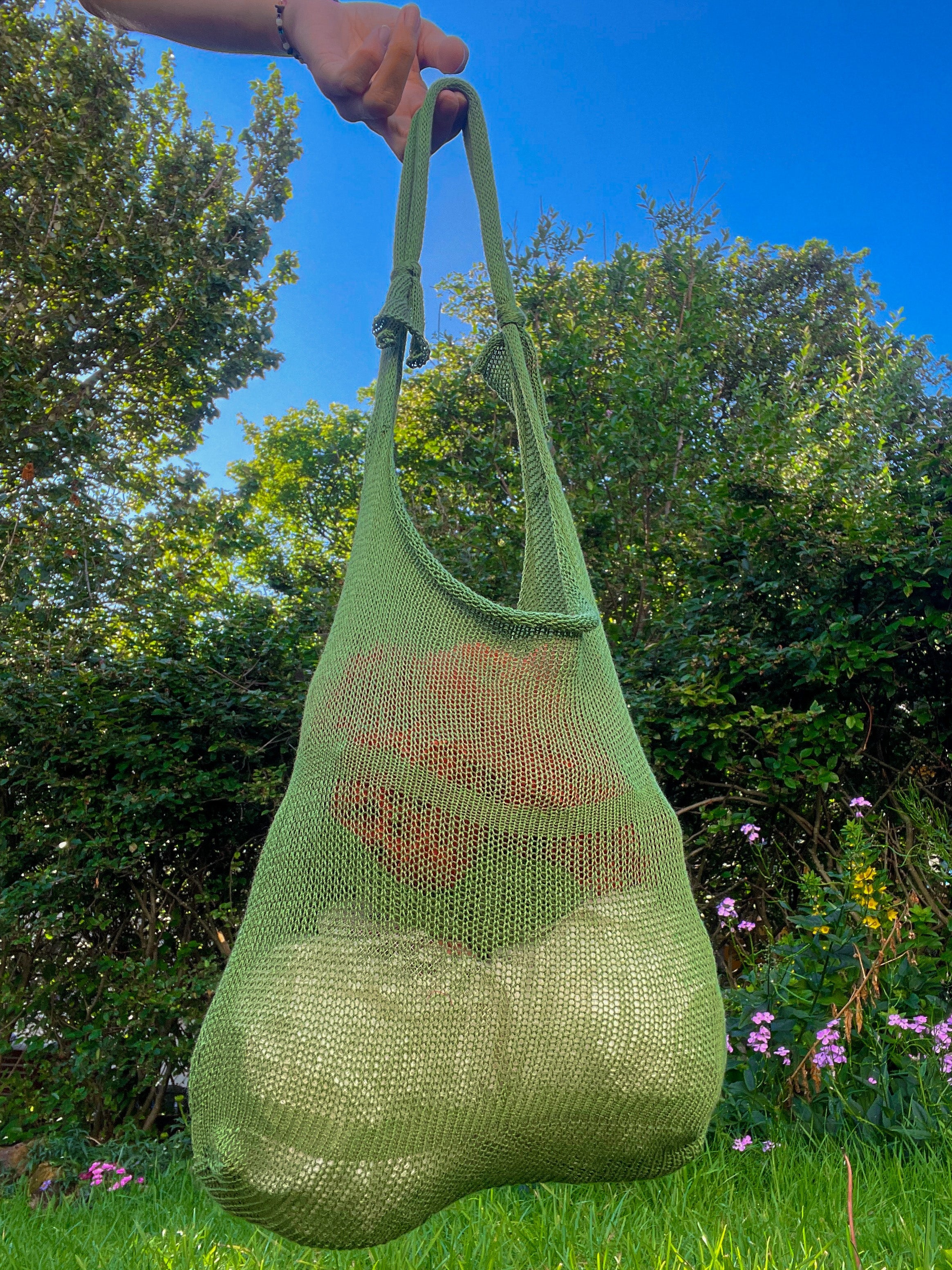 Big Stripey mesh bag