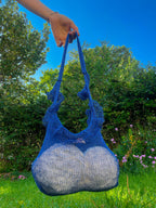 Frilly mesh bag