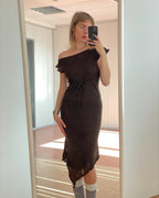 Chocolate dress