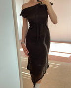 Chocolate dress