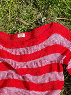 Strawberry fizz pullover
