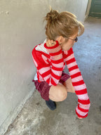 Strawberry fizz pullover