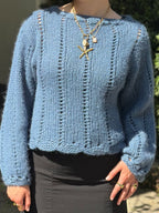 KNITTING PATTERN - Scallop sweater EN / Skeljapeysan IS