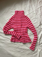 Pink & Red stripey sweater