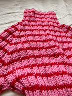 Pink & Red stripey sweater