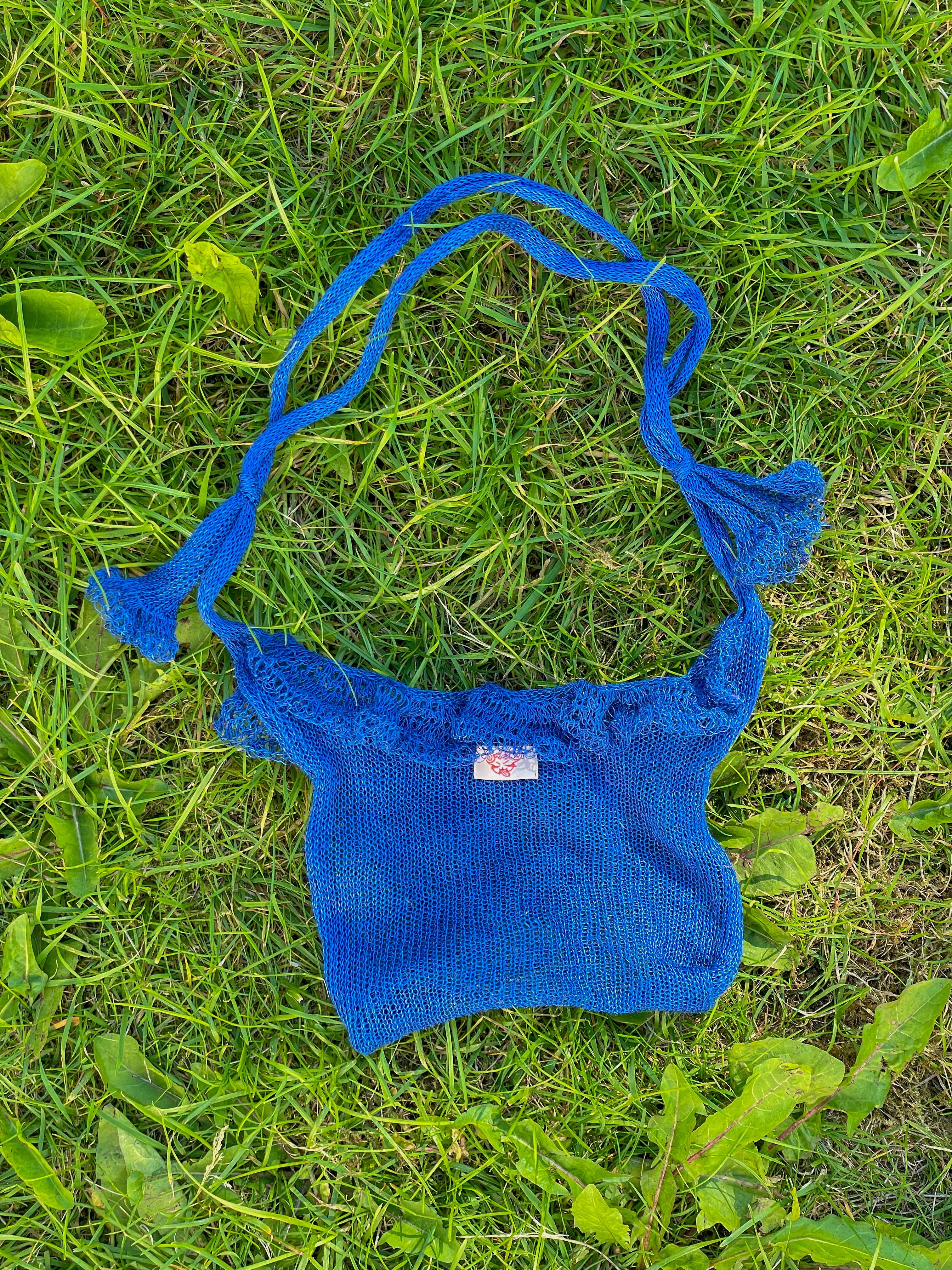Frilly mesh bag