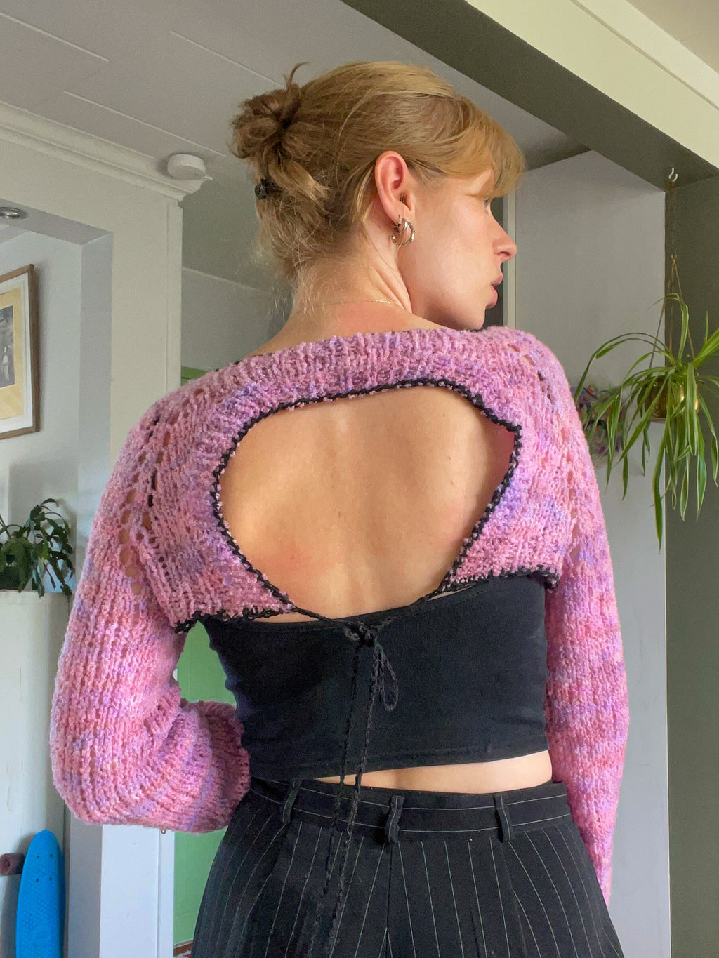 Open back shrug