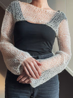 KNITTING PATTERN - Meshy shrug