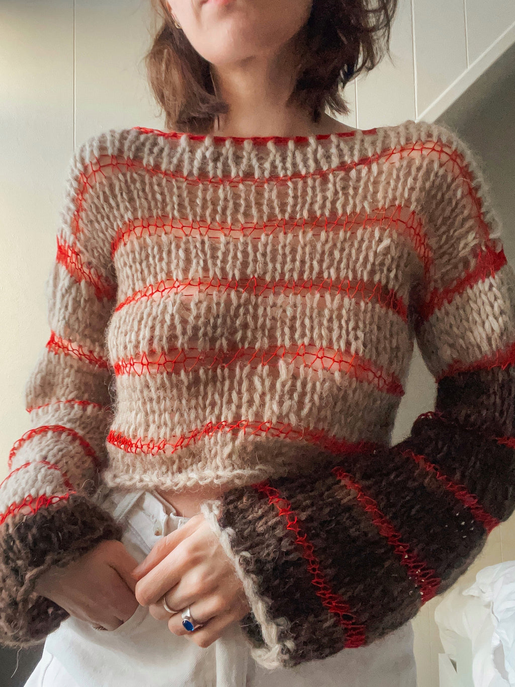 Stripey pullover