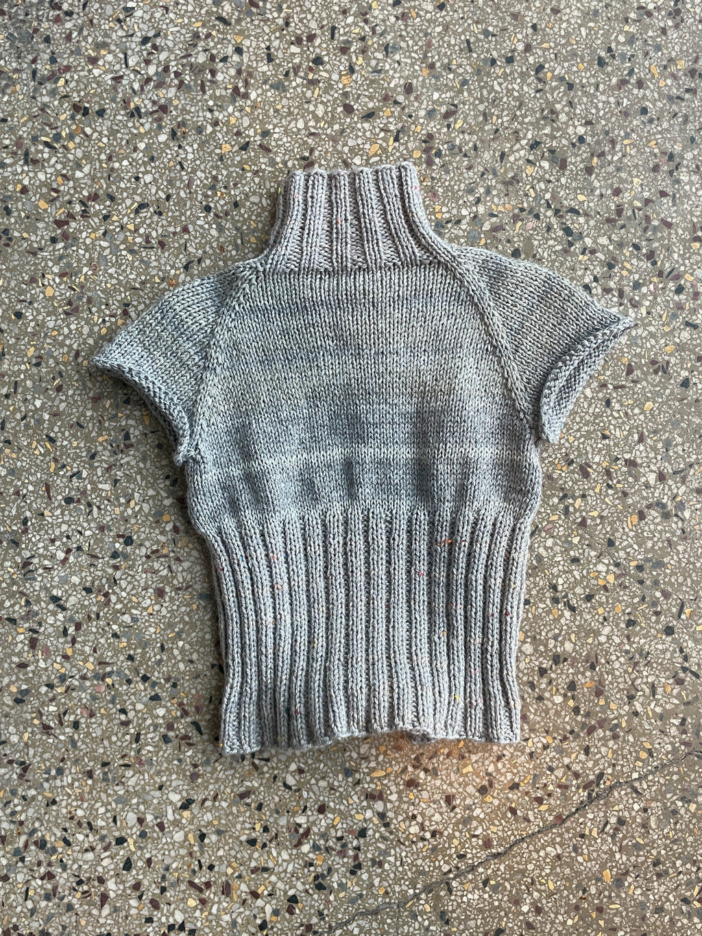 Open back turtleneck top