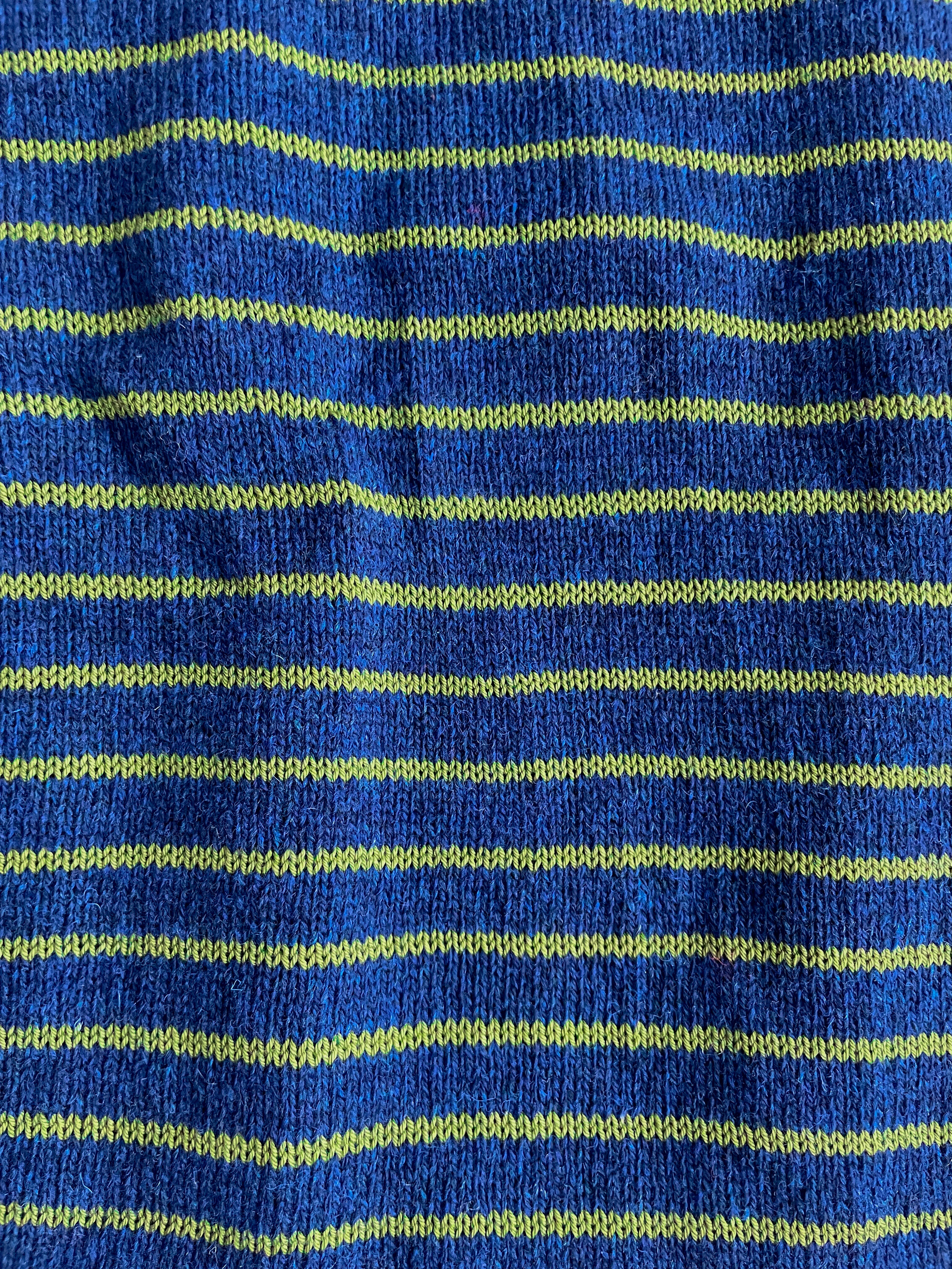 Stripey open back slouch top