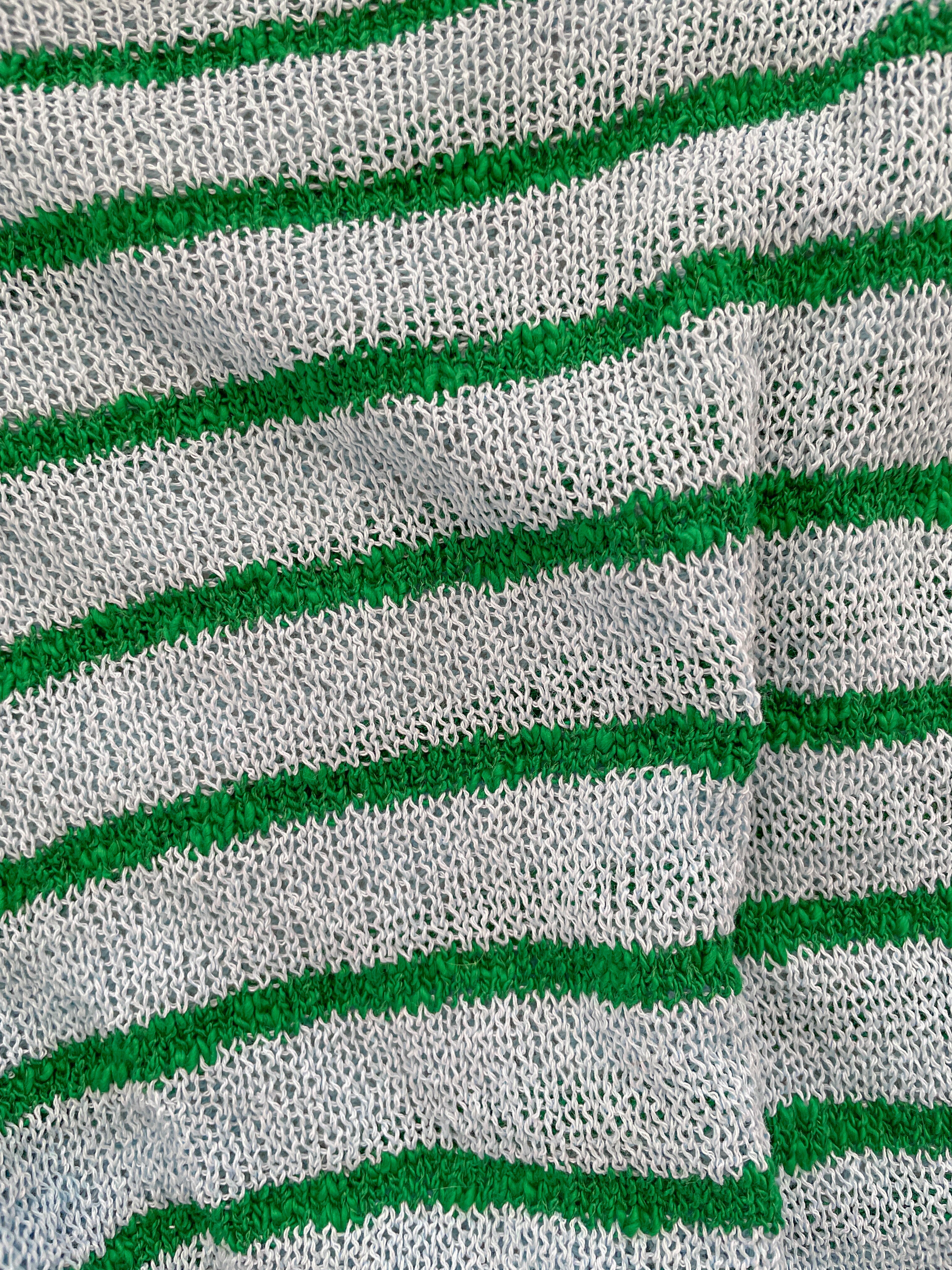 Mint strips pullover