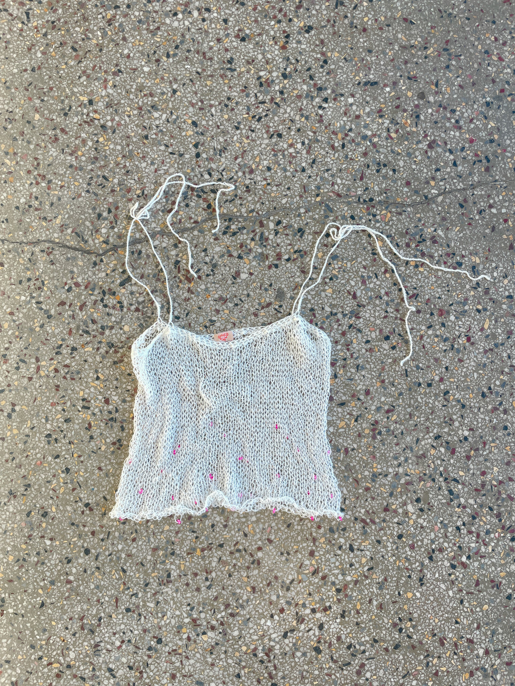 Pearl mesh top