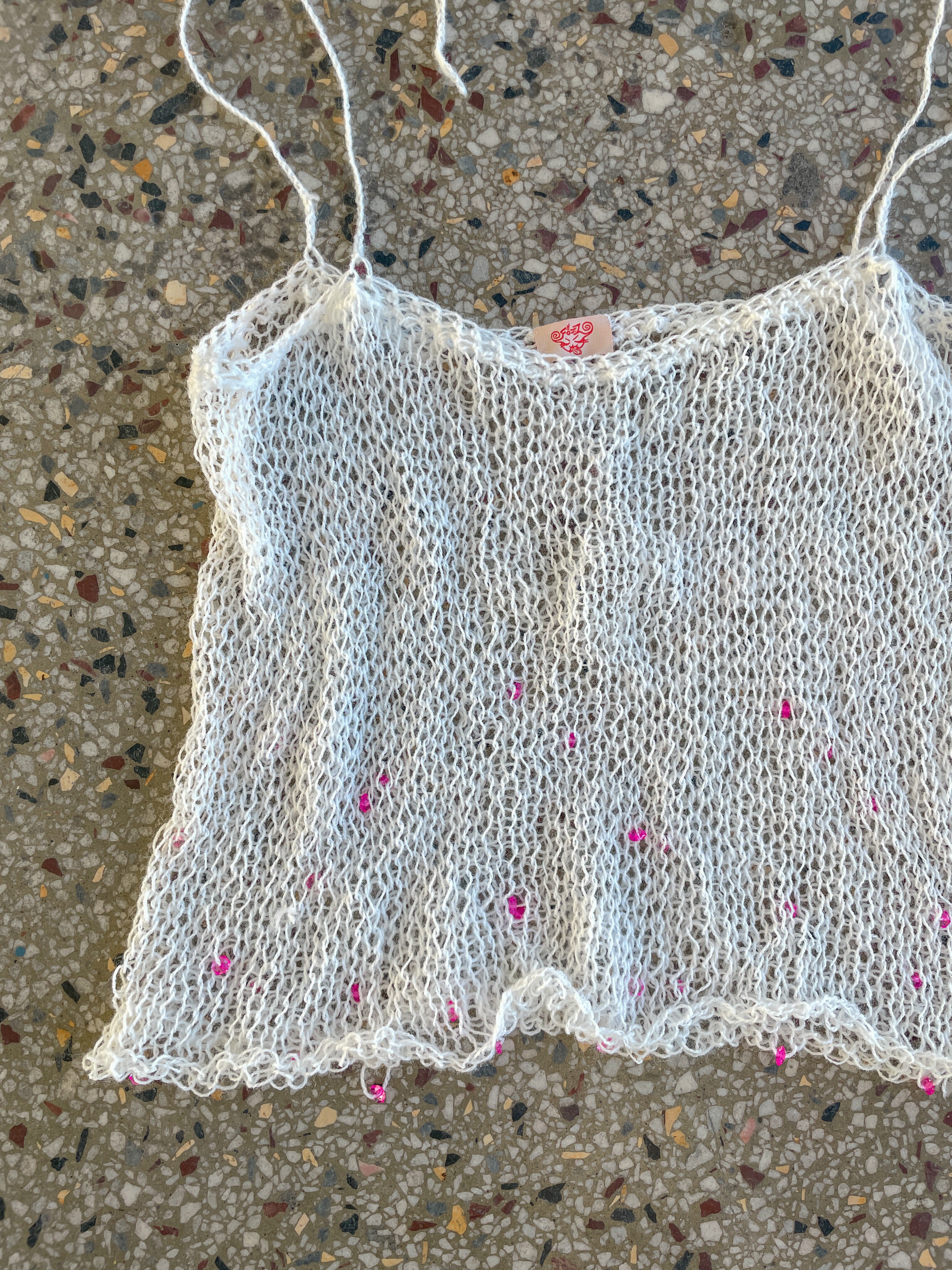 Pearl mesh top