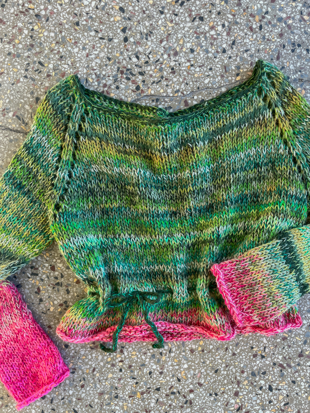 Off shoulder long sleeve top