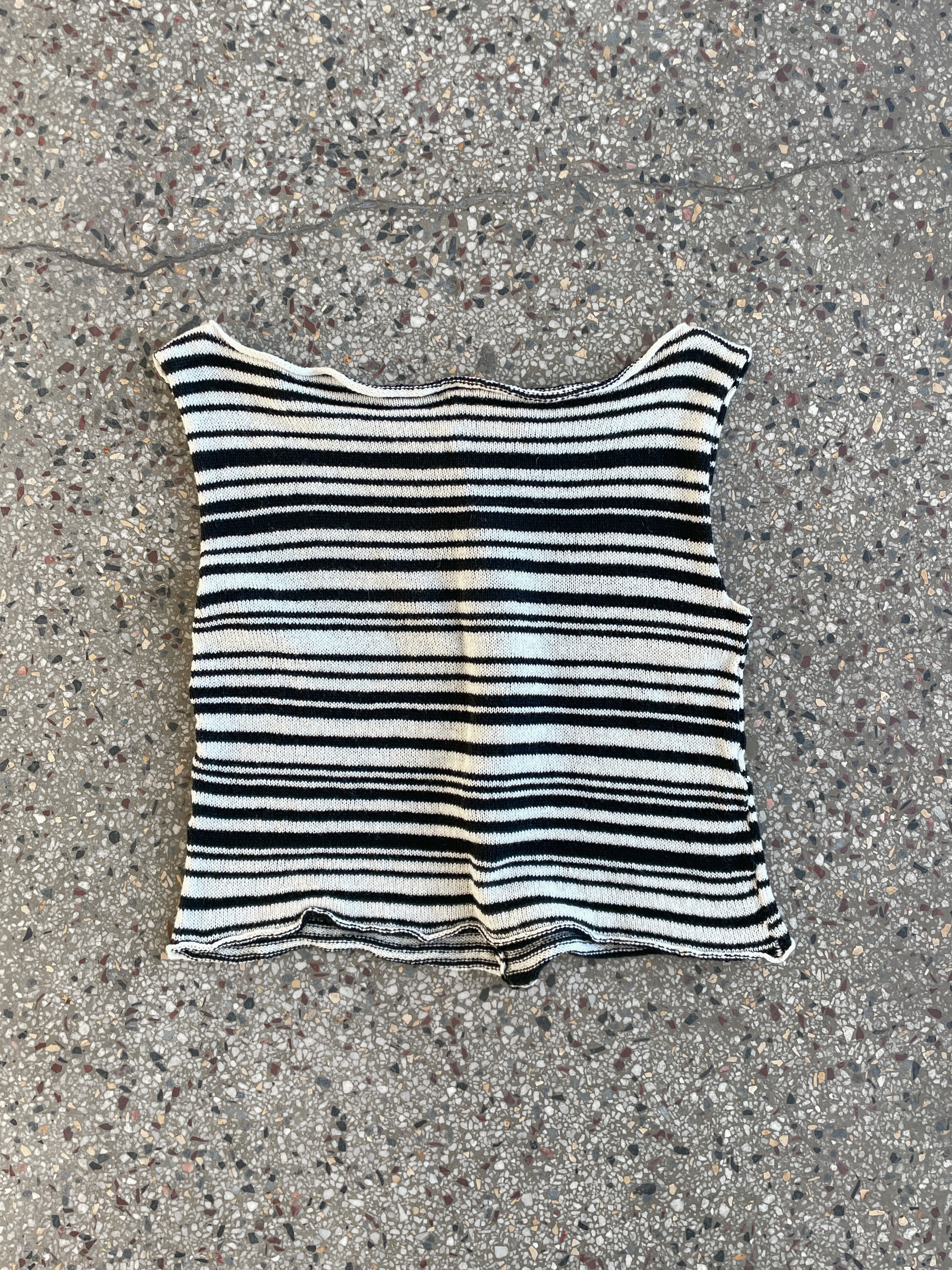 Stripey tie top | SAMPLE SALE