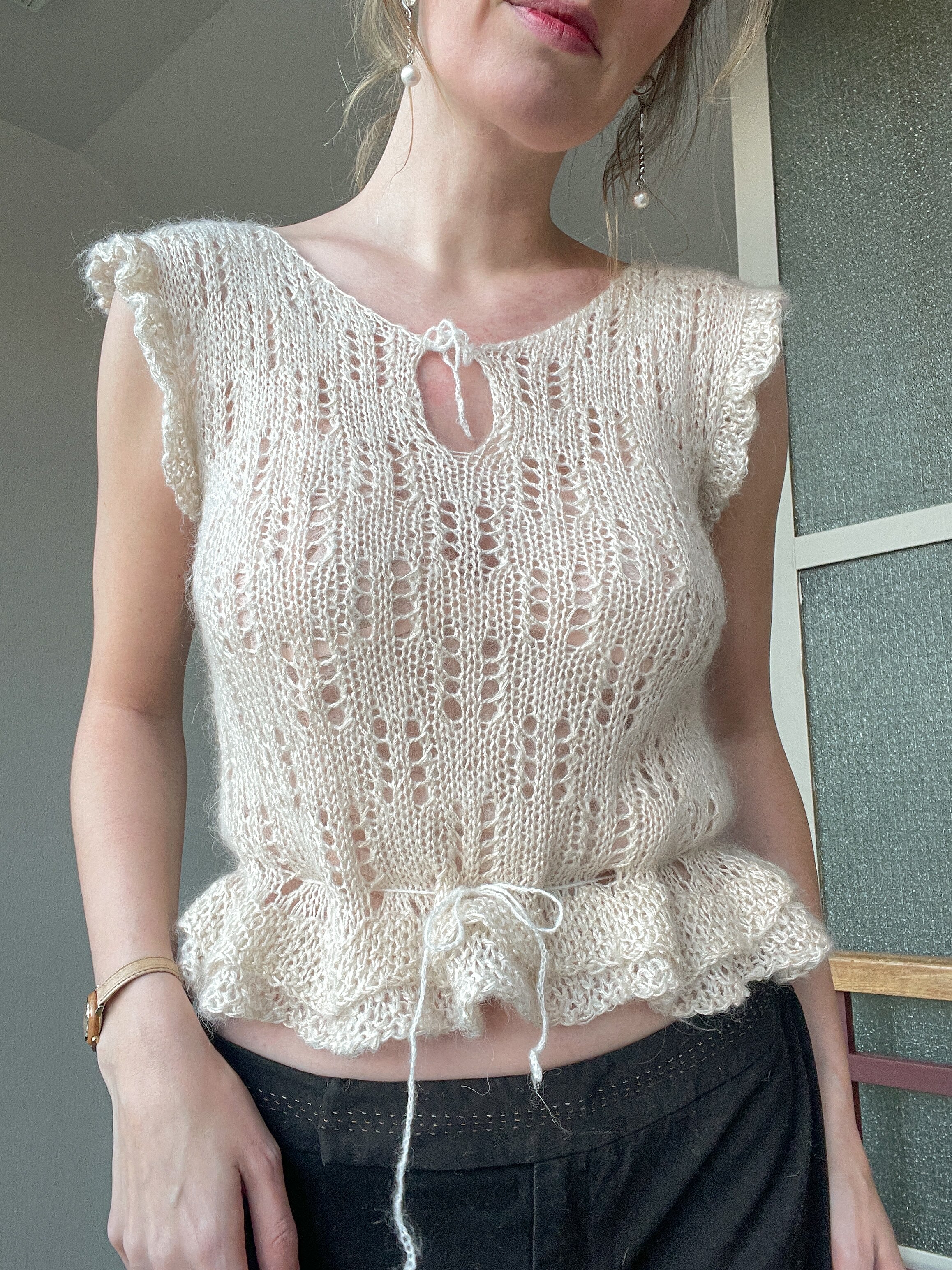KNITTING PATTERN - Helga blouse ENG / Helgu blússa IS